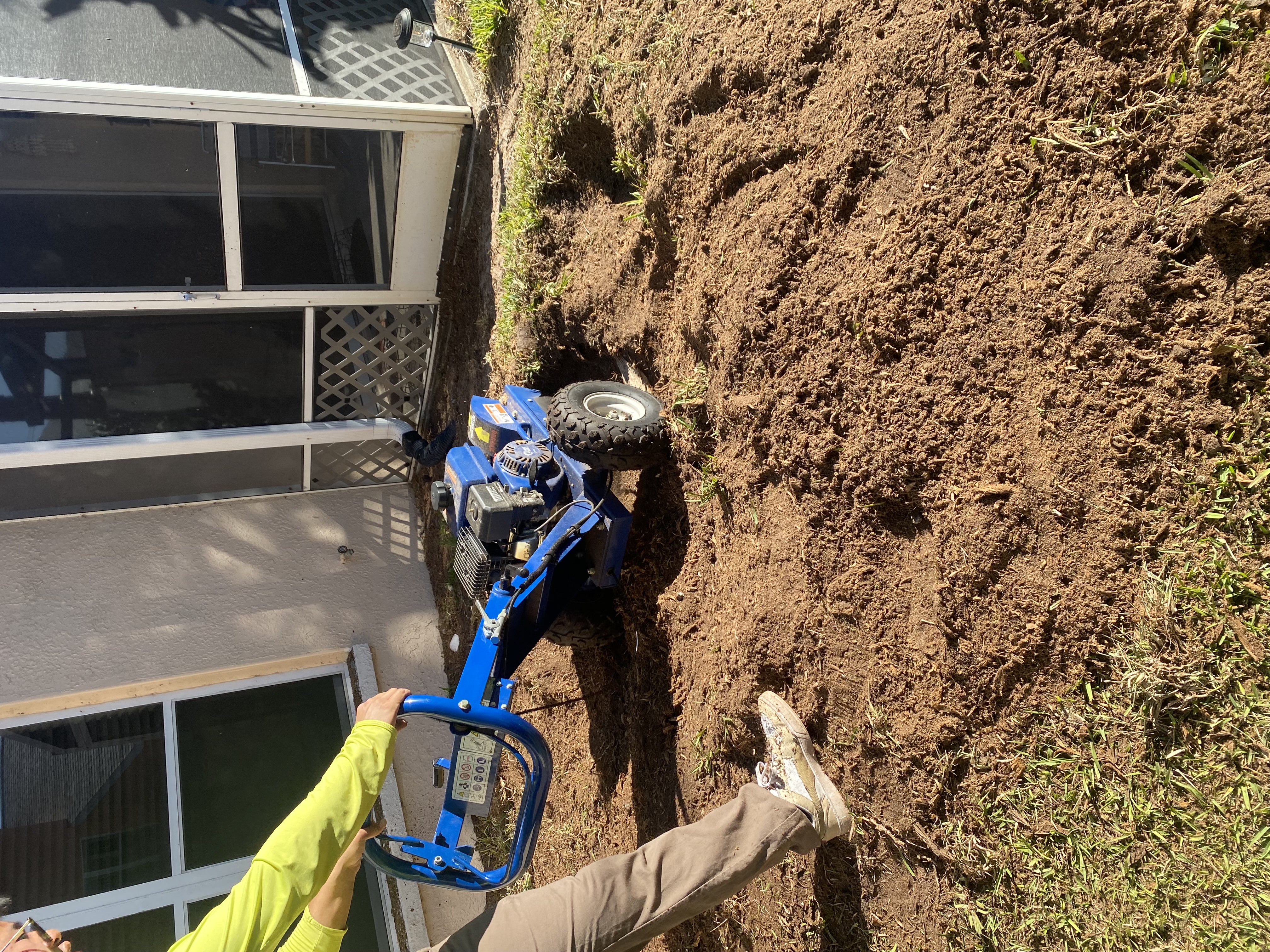 Stump grinding and grading services in Brevard County FL